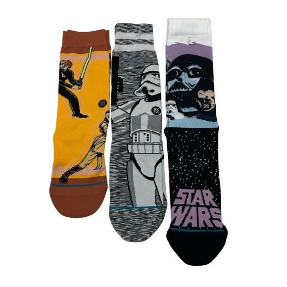 Stance Other - NWOT Stance Star Wars Men's Socks Bundle of 3 Pairs